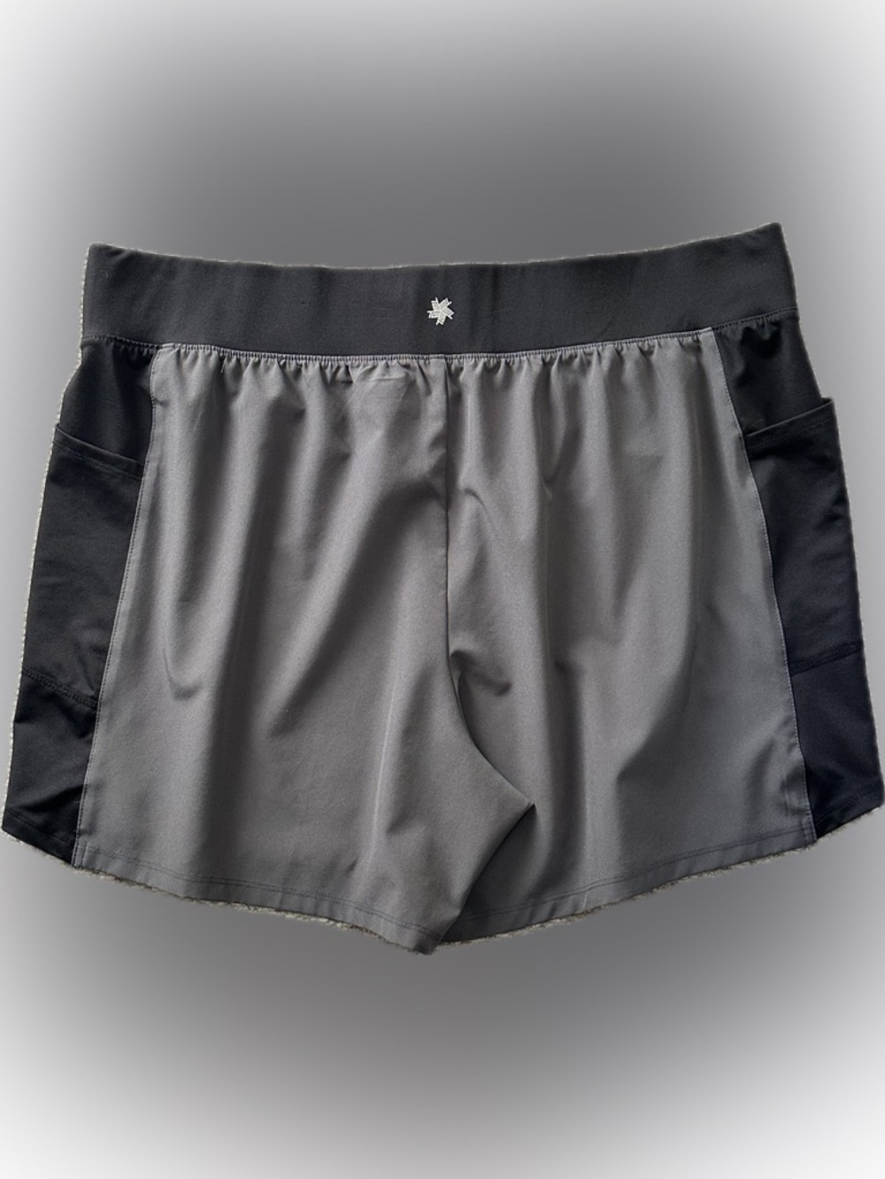Sporty Shorts-gray/black. Quick dry. Light weight Women's XL - Picture 2 of 6